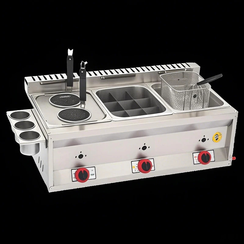 Three 8L Gas Chicken Wing Deep - Commercial Gas Deep Fryer Propane 评论和价格