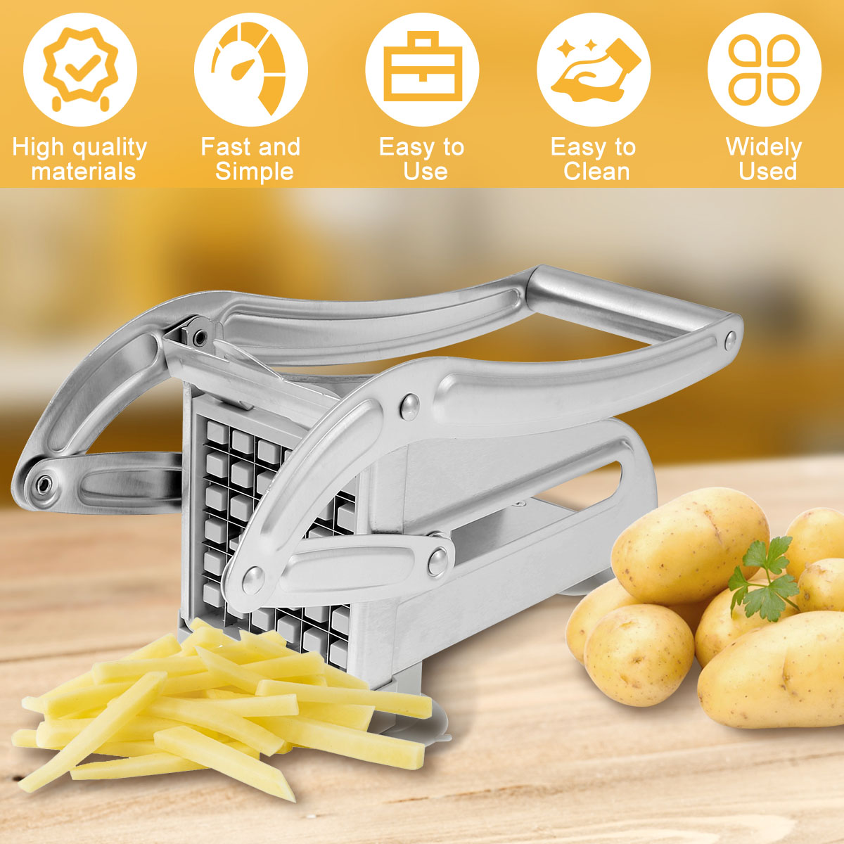 French Fry Cutter Stainless St - Commercial French Fry Cutter 评论和价格