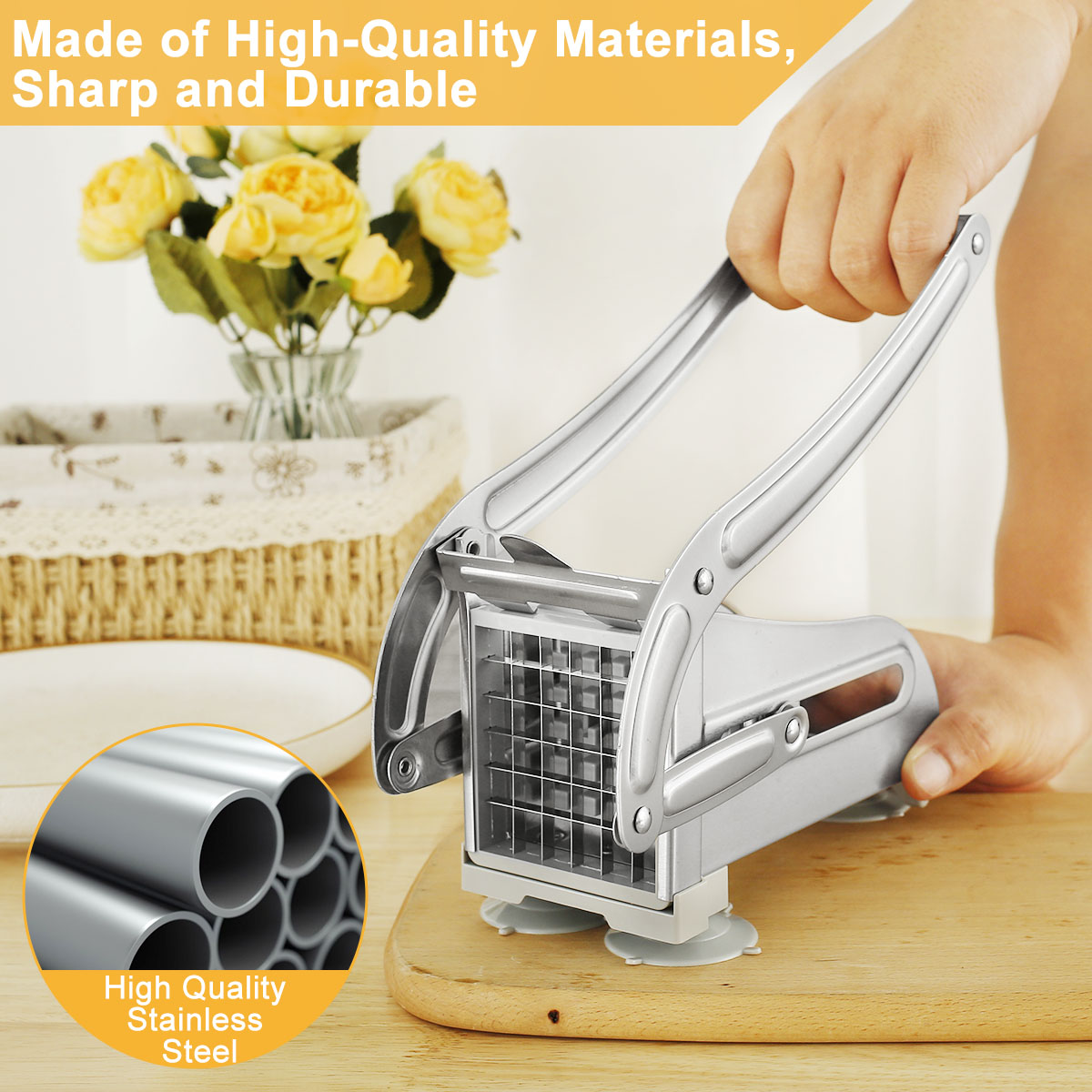 French Fry Cutter Stainless St - Commercial French Fry Cutter 评论和价格