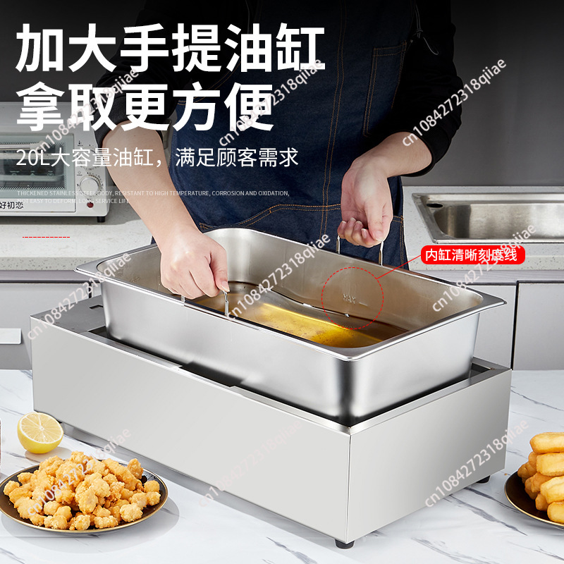 220V Single Tank Electric Deep - Commercial Donut Fryer Electric 评论和价格