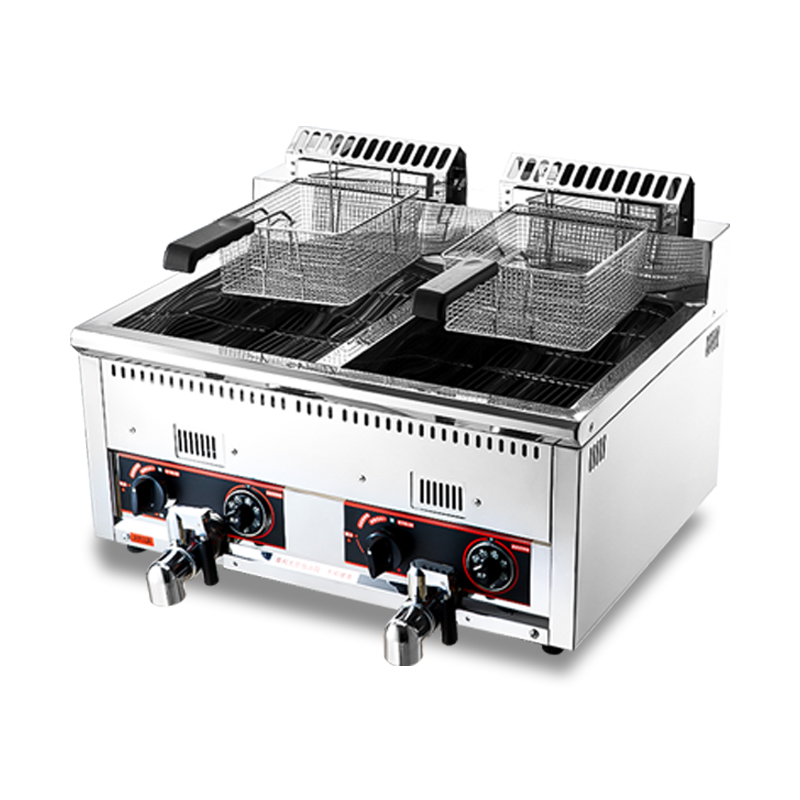 Kitchen Professional Fryer Dou - Commercial Gas Deep Fryer Propane 评论和价格