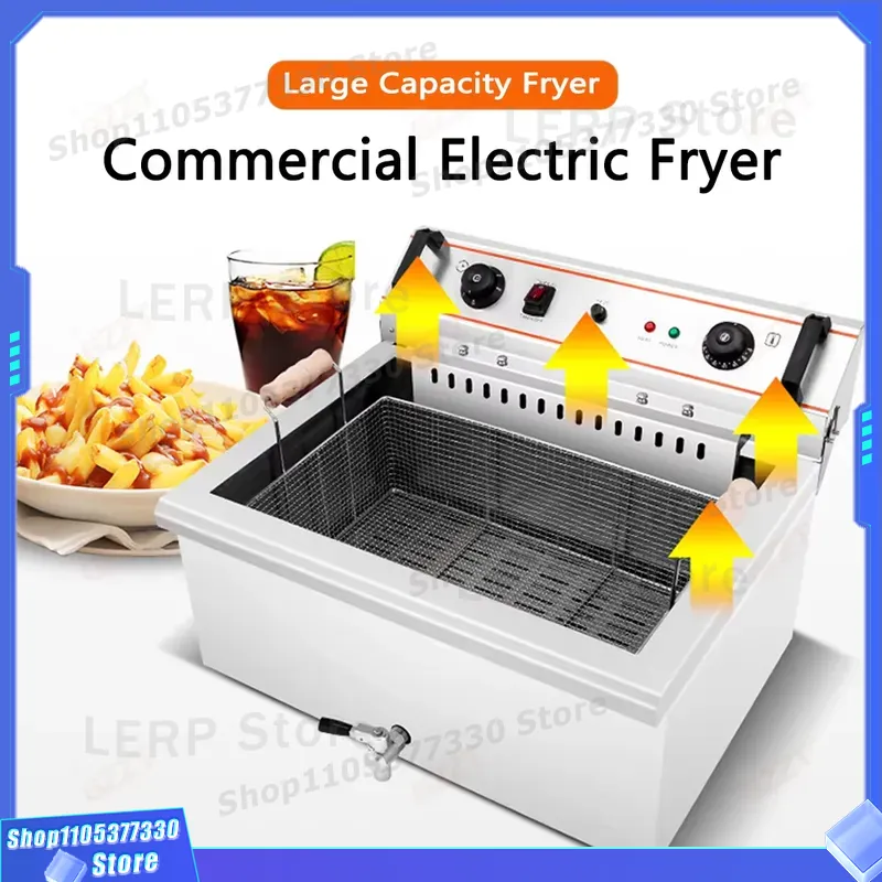 Commercial Electric Deep Fryer - Countertop Deep Fryer With Timer 评论和价格
