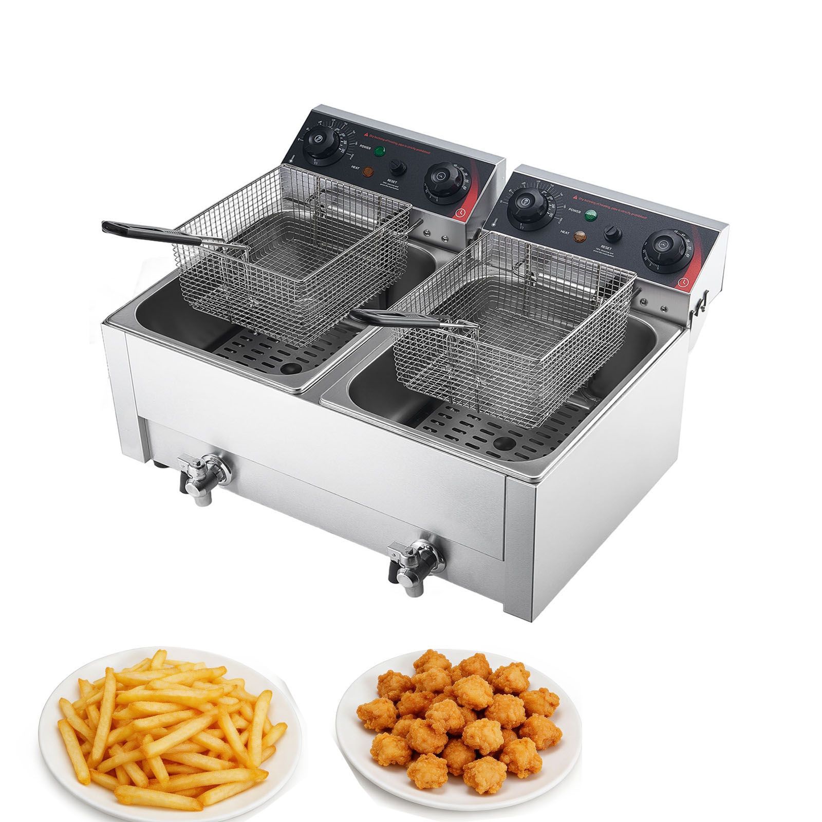 Commercial Electric Deep Fryer - Countertop Deep Fryer With Timer 评论和价格