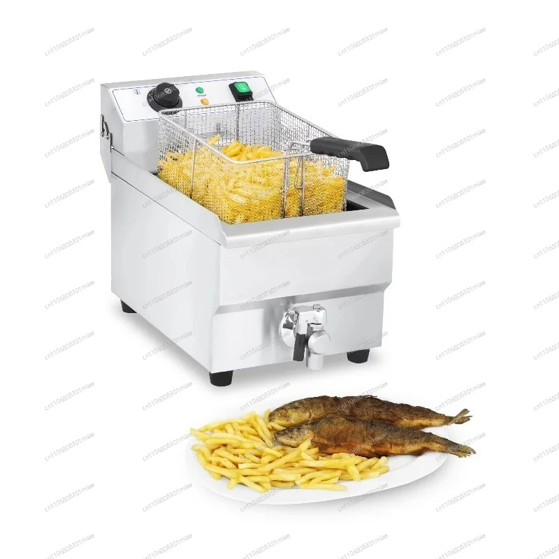 10L Single Tank Electric Deep  - Fryer Basket Commercial Stainless 评论和价格